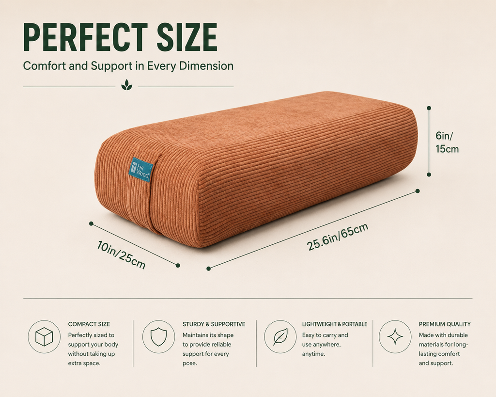 Corduroy Yoga Bolster