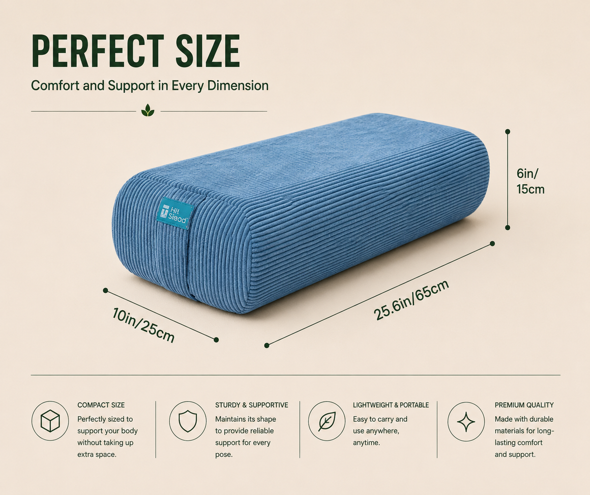 Corduroy Yoga Bolster