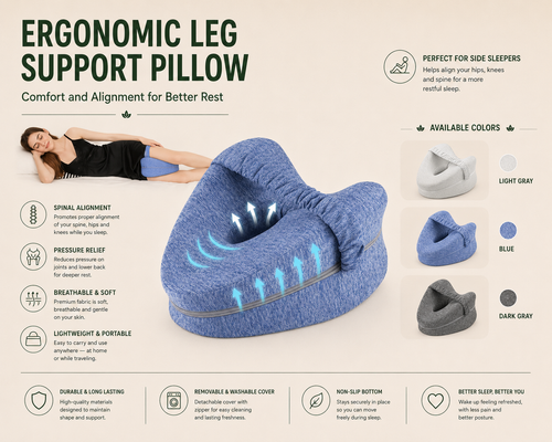 Ergonomic Leg Support Pillow