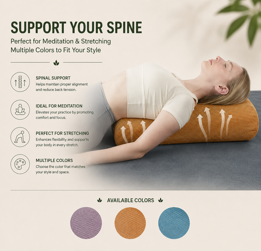 Corduroy Yoga Bolster