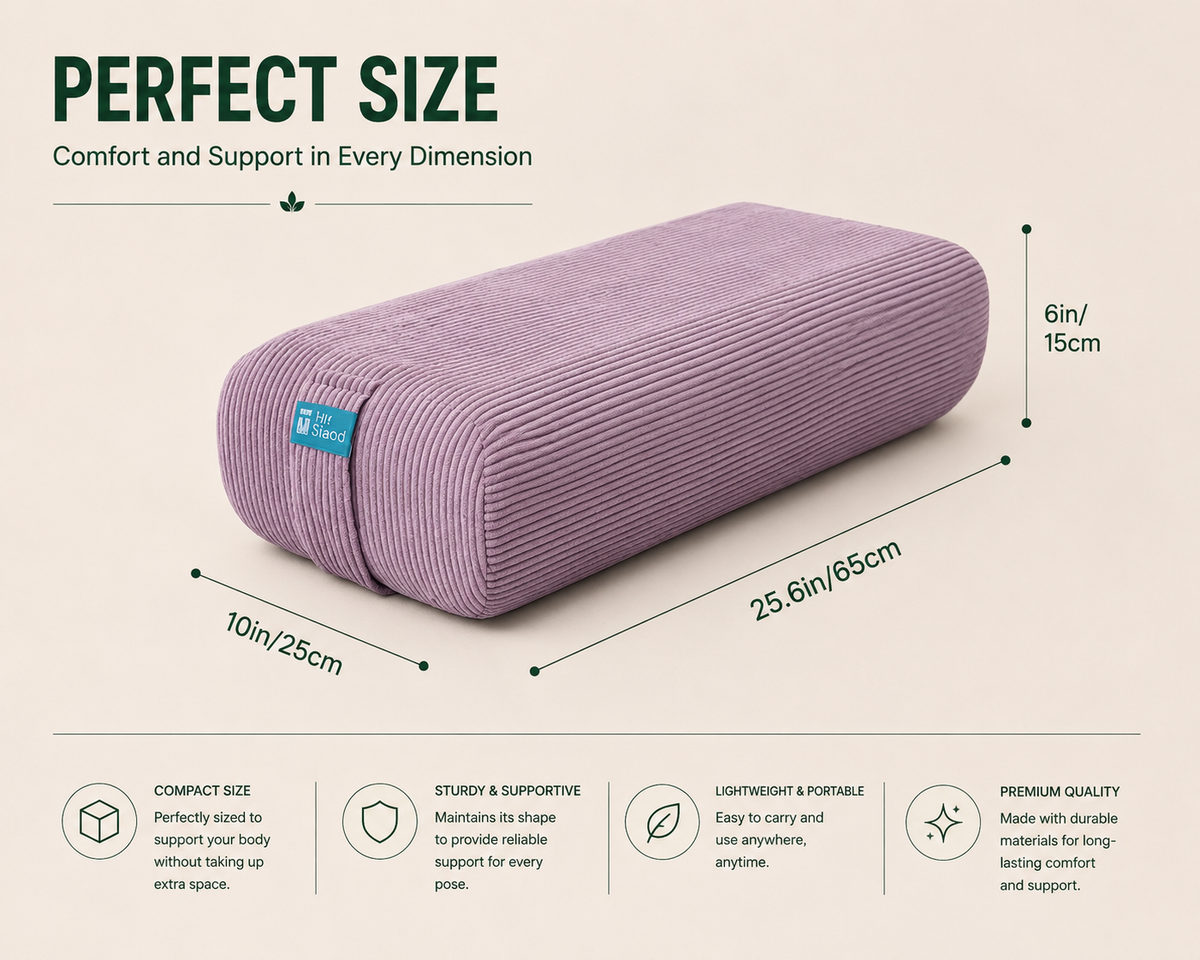 Corduroy Yoga Bolster