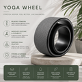 Premium Yoga Wheel - Deep Tissue Back Stretcher