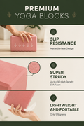 Yoga Block & Resistance Band Set